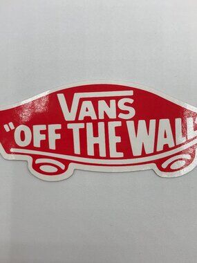 Vans Off The Wall 3.5" X 1.5" Sticker